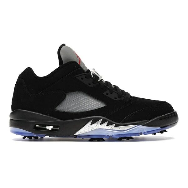Jordan ジョーダン メンズ スニーカー  【Air Jordan 5 Retro Low Golf Black Metallic】  大きさ US_5.5(23.5珊) Black/Metallic Silver-Fire Red