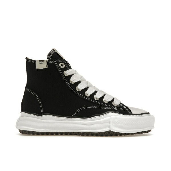 Maison Mihara Yasuhiro ミハラヤスヒロ メンズ スニーカー  【Maison Mihara Yasuhiro Peterson OG Sole Canvas High Black】  大いさ US_M_4 White/Black