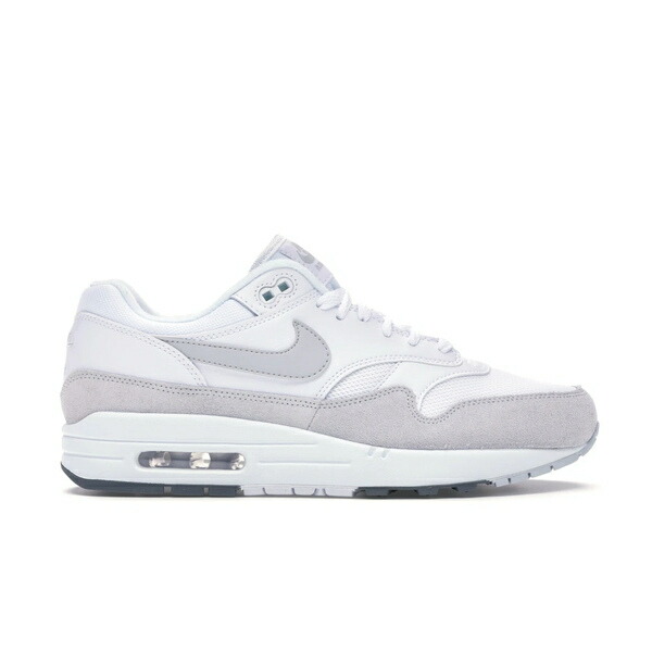 Nike ナイキ メンズ スニーカー  【Nike Air Max 1 White Pure Platinum】  大きさ US_7(25.0珊) White/Pure Platinum-Cool Grey