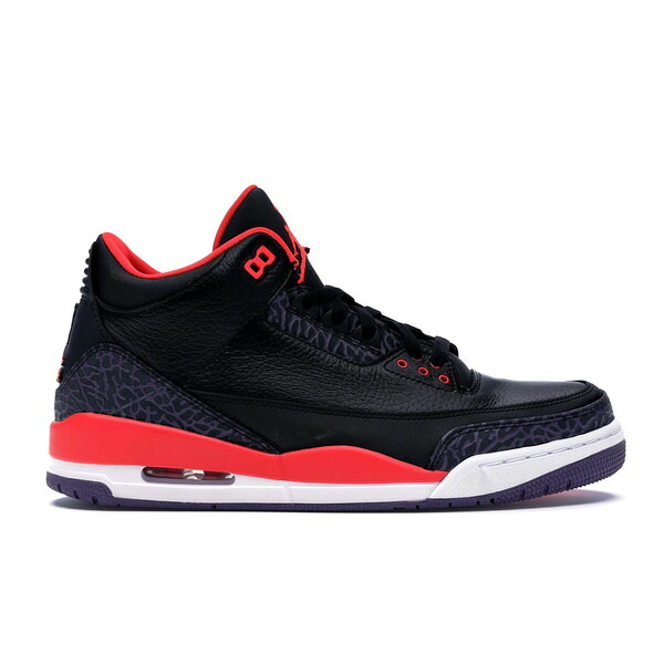 Jordan ジョーダン メンズ スニーカー  【Jordan 3 Retro Crimson】  大きさ US_M_13 Black/Bright Crimson