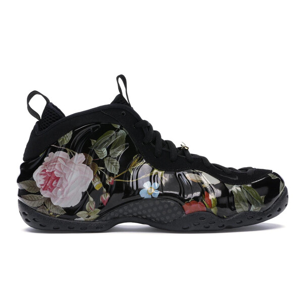 Nike ナイキ メンズ スニーカー  【Nike Air Foamposite One Floral】  大いさ US_12(30.0糎) Black/Black-White