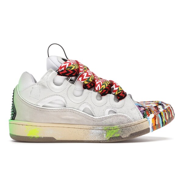 Lanvin ランバン メンズ スニーカー  【Lanvin Leather Curb Gallery Dept】  大きさ EU_41(26.0糎) White/Multicolor