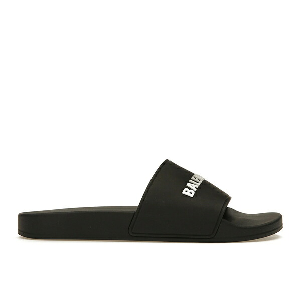 Balenciaga バレンシアガ メンズ スニーカー  【Balenciaga Pool Slide Black White】  大きさ US_8(26.0珊) Black