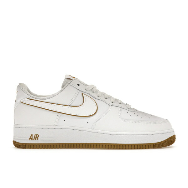 Nike ナイキ メンズ スニーカー  【Nike Air Force 1 Low \u002707 White Bronzine】  大きさ US_8.5(26.5珊) White/Bronzine/White
