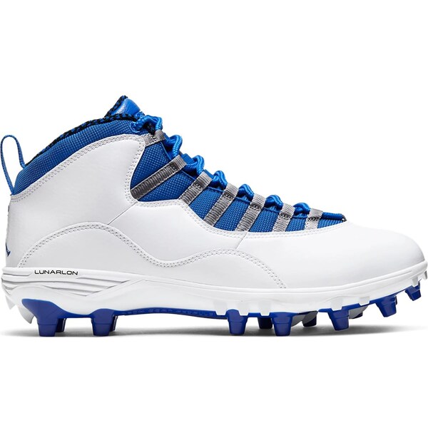 Jordan ジョーダン メンズ スニーカー  【Jordan 10 TD Mid Game Royal】  大きさ US_11(29.0珊) White/Light Steel Grey-Game Royal