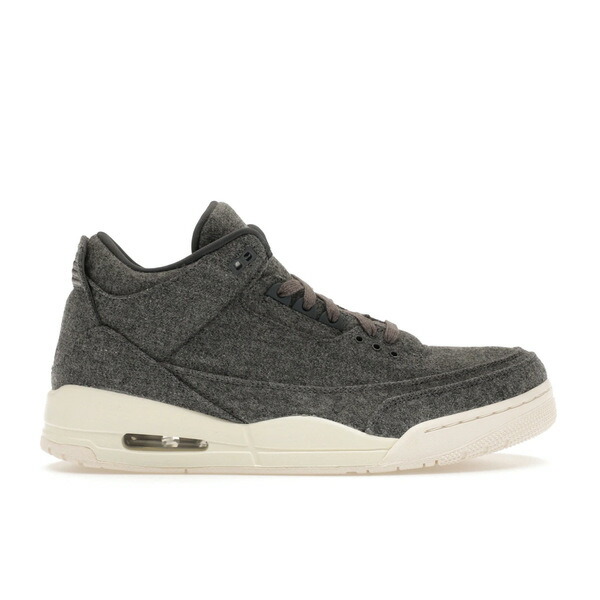 Jordan ジョーダン メンズ スニーカー  【Jordan 3 Retro Wool】  大きさ US_10.5(28.5糎) Dark Grey/Dark Grey-Sail