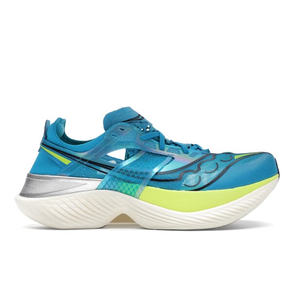 Saucony サッカニー メンズ スニーカー  【Saucony Endorphin Elite Viziblue Citron】  大きさ US_11(29.0糎) Viziblue/Citron
