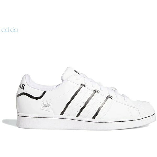 adidas アディダス メンズ スニーカー  【adidas Superstar Thin Stripes White Black】  大いさ US_10.5(28.5糎) White/Black