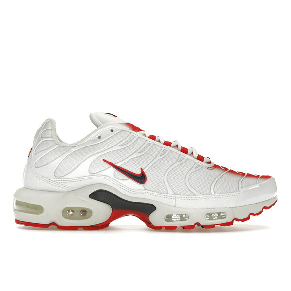 Nike ナイキ メンズ スニーカー  【Nike Air Max Plus White University Red】  大きさ US_7(25.0珊) White/Midnight Navy/University Red