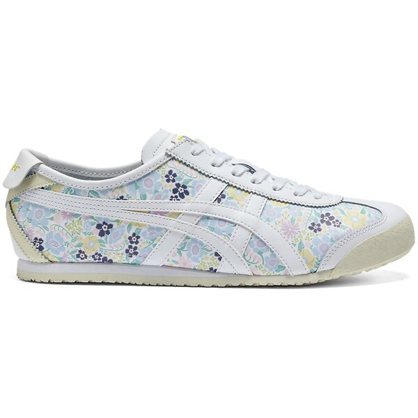 ASICS アシックス メンズ スニーカー  【Onitsuka Tiger Mexico 66 White Blue Floral】  大いさ US_6(24.0糎) White/White