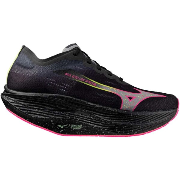 Mizuno ミズノ メンズ スニーカー  【Mizuno Wave Rebellion Pro 2 Black Silver Pink Tetra】  大きさ US_10.5(28.5糎) Black/Silver/Pink Tetra