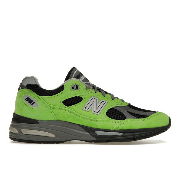 New Balance ニュー平衡にする メンズ スニーカー  【New Balance 991v2 MiUK City Exclusive Pack Europe (Starcow Paris Exclusive)】  大きさ US_6(24.0珊) Green/Black/Grey