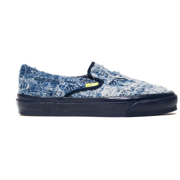 Vans バンズ メンズ スニーカー  【Vans Vault Slip-on LX FDMTL (2021)】  大きさ US_7.5(25.5珊) Indigo/Distressed