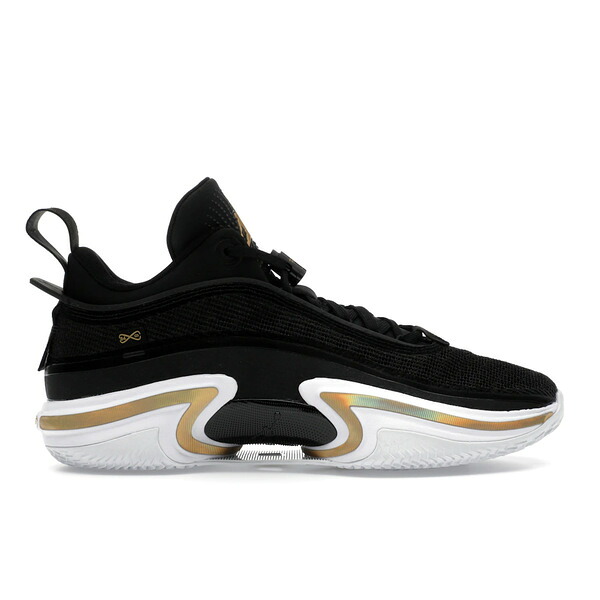 Jordan ジョーダン メンズ スニーカー  【Jordan 36 Low PF Black Gold (White Sole)】  大きさ US_8(26.0珊) Black/White/Metallic Gold