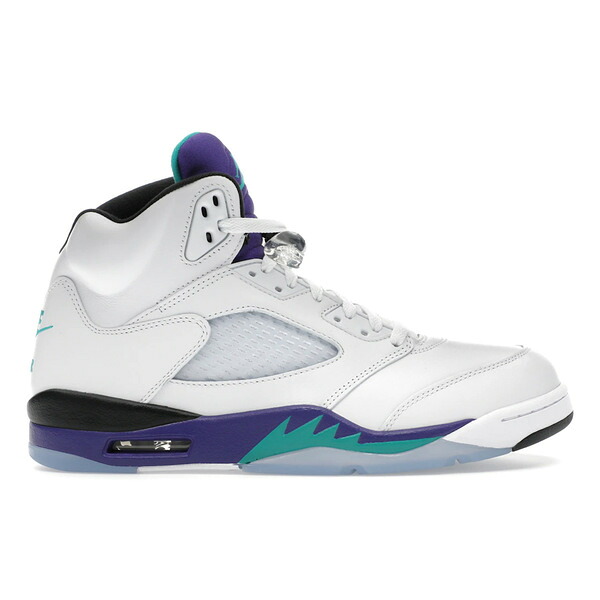 Jordan ジョーダン メンズ スニーカー  【Jordan 5 Retro Grape (2025)】  大きさ US_M_17 White/Grape Ice-New Emerald
