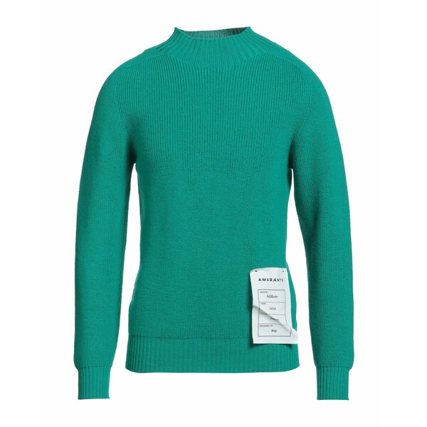【貨物輸送無料】 アマラント メンズ 編み物\u0026プルオーバー アウター Sweaters Green