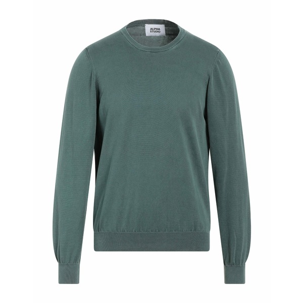 【送料無料】 アルファス テューディオ メンズ ニット&セーター アウター Sweaters Green
