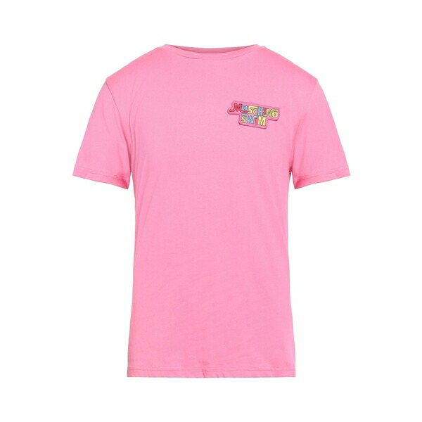 【送料無料】 モスキーノ メンズ Tシャツ トップス T-shirts Pink