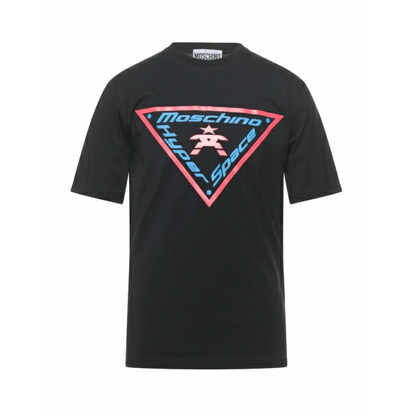 【送料無料】 モスキーノ メンズ Tシャツ トップス T-shirts Black
