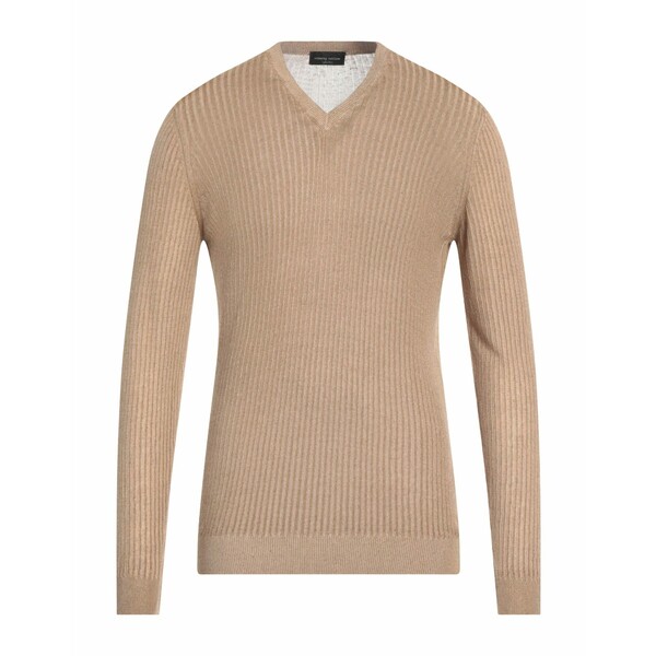 【送料無料】 ロベルトコリーナ メンズ ニット&セーター アウター Sweaters Beige
