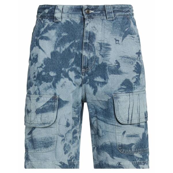 【送料無料】 エムエスジイエム メンズ デニムパンツ ボトムス Denim shorts Blue|asty