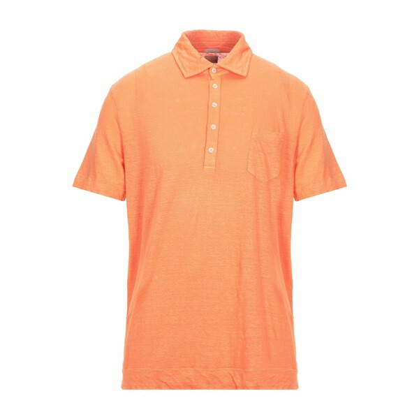 【送料無料】 マッシモ アルバ メンズ Tシャツ トップス Polo shirts Orange