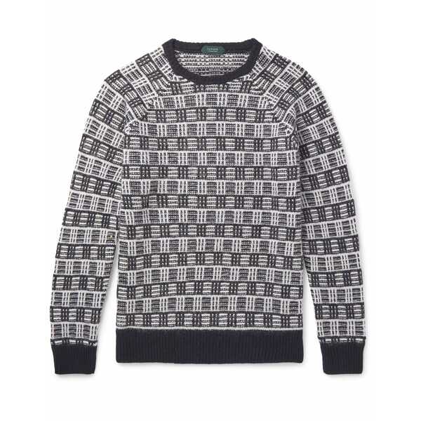 【貨物輸送無料】 ザノーネ メンズ 編み物\u0026プルオーバー アウター Sweaters Blue
