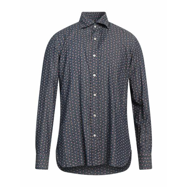 【送料無料】 ルイジ ボレッリ ナポリ メンズ シャツ トップス Shirts Blue｜asty