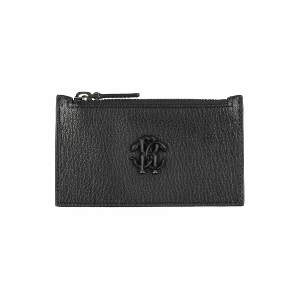 【送料無料】 ロベルトカヴァリ メンズ 財布 アクセサリー Coin purses Black
