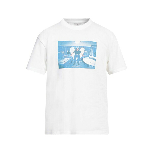 【送料無料】 ポラースケート メンズ Tシャツ トップス T-shirts White