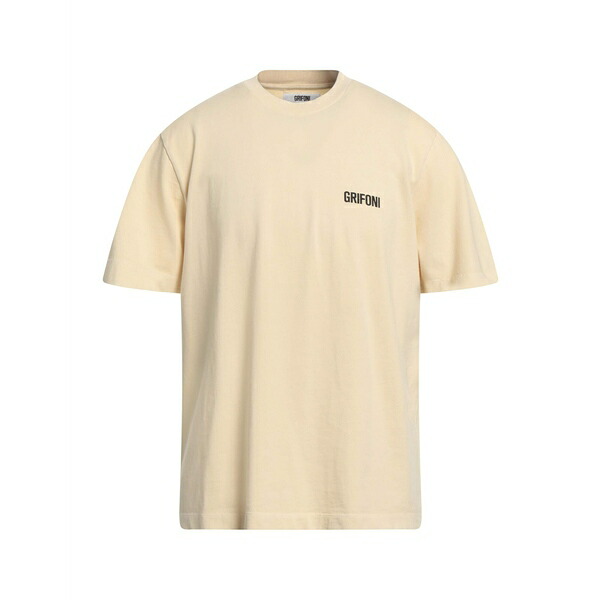 【送料無料】 グリフォーニ メンズ Tシャツ トップス T-shirts Beige