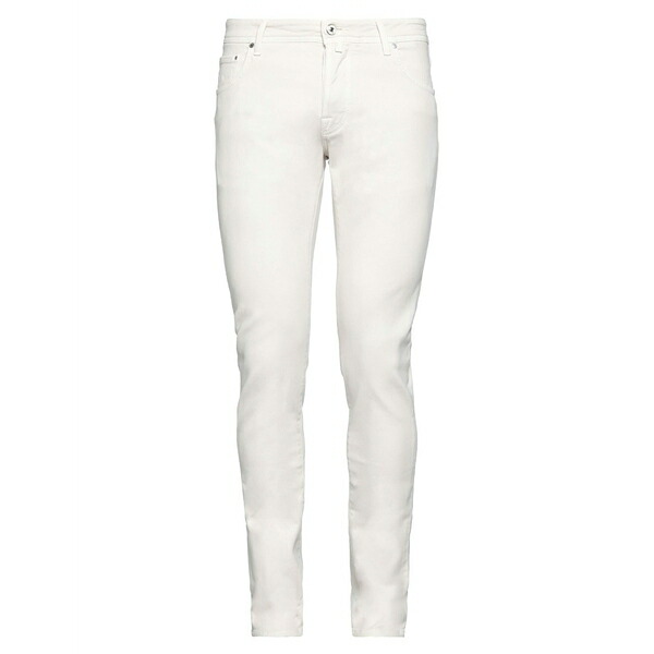 【送料無料】 ヤコブ コーエン メンズ デニムパンツ ボトムス Jeans White