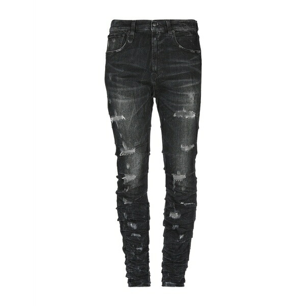 【送料無料】 アールサーティーン メンズ デニムパンツ ボトムス Jeans Black｜asty