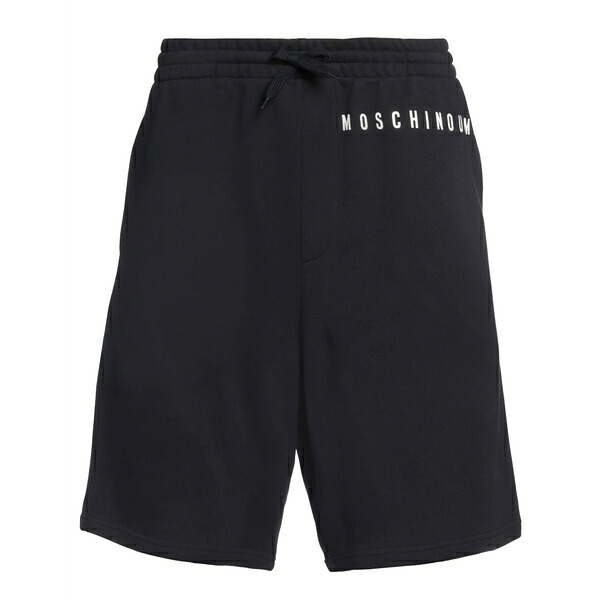 【送料無料】 モスキーノ メンズ カジュアルパンツ ボトムス Shorts & Bermuda Shorts Blue｜asty