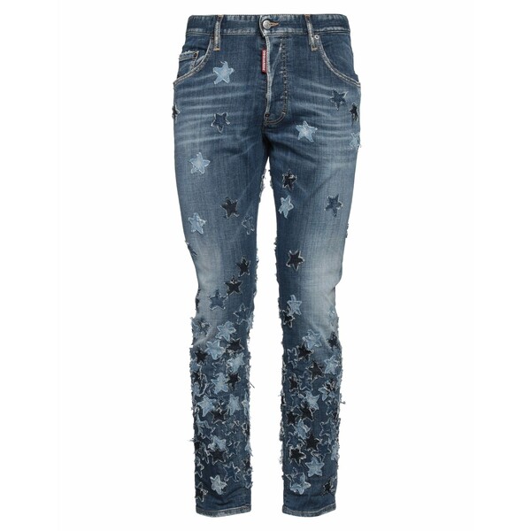 【送料無料】 ディースクエアード メンズ デニムパンツ ボトムス Jeans Blue|asty