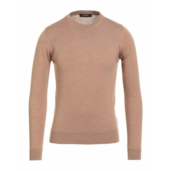 【貨物輸送無料】 アルファス テューディオ メンズ 編み物\u0026プルオーバー アウター Sweaters Beige