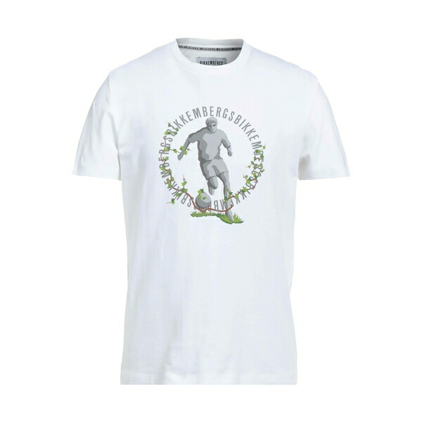 【送料無料】 ビッケンバーグス メンズ Tシャツ トップス T-shirts White|asty