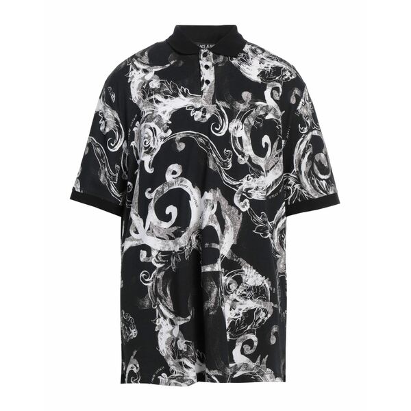【送料無料】 ベルサーチ メンズ Tシャツ トップス Polo shirts Black