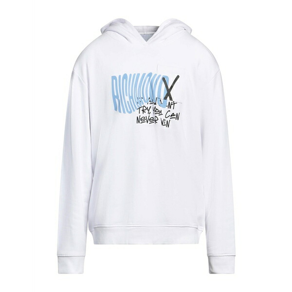 【送料無料】 ジョン リッチモンド メンズ パーカー・スウェットシャツ アウター Sweatshirts White