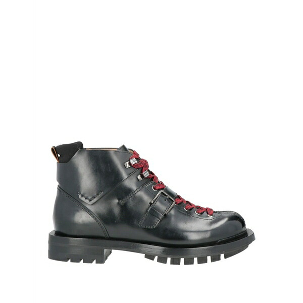 【貨物輸送無料】 サントーニ メンズ ブーツ シューズ Ankle boots Black