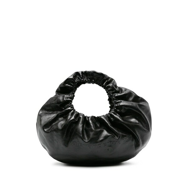 アレキサンダーワン レディース トートバッグ 御徒面子 Small crescent leather bag Black