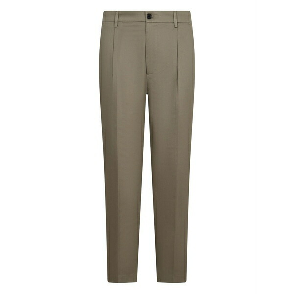 デパートメントファイブ メンズ 心地好いズボン下 ボトムス Cotton straight-leg trousers Green