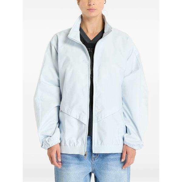 ナイキ レディース 上衣＆上衣 アウター Swoosh-logo zip-fastening jacket Blue