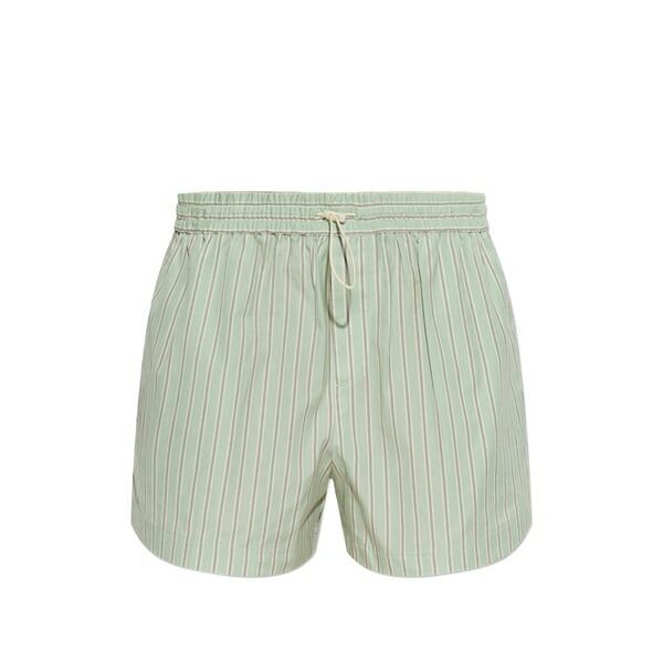ラグアンドボーン レディース 心地よいズボン下 ボトムス Marvin striped shorts Green