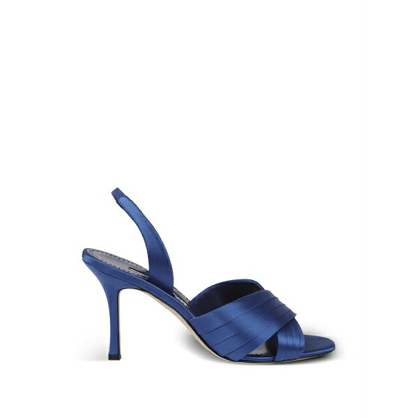 マノロブラニク レディース サンダル シューズ Vierasan crossover-strap heeled sandals Blue