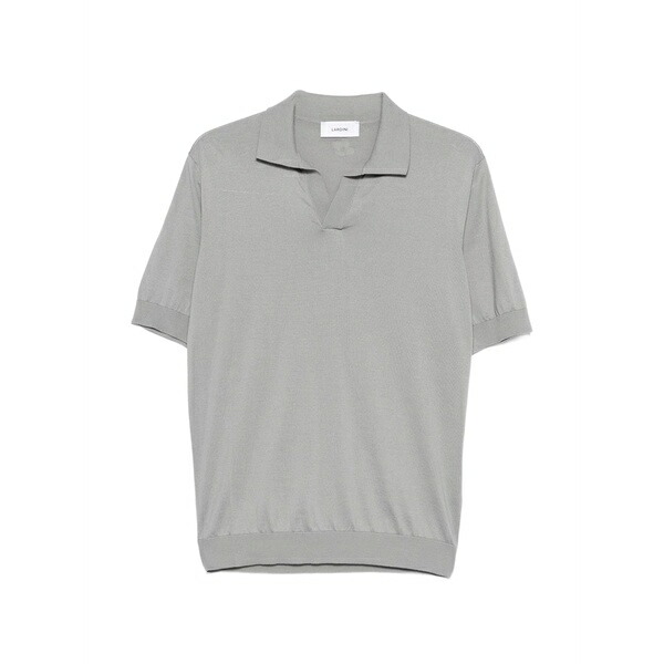 ラルディーニ メンズ Tシャツ トップス V-neck short-sleeve t-shirt Grey｜asty