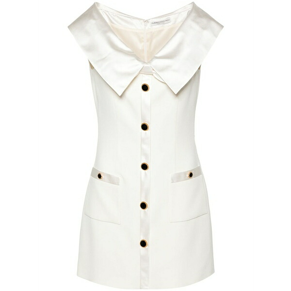アレッサンドラ・リッチ レディース 衣裳 トップス Off-shoulder cady minidress White