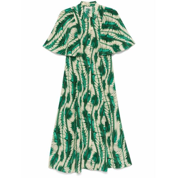 ウラ・ジョンソン レディース 衣裳 トップス Silhuette MIDI dress Green