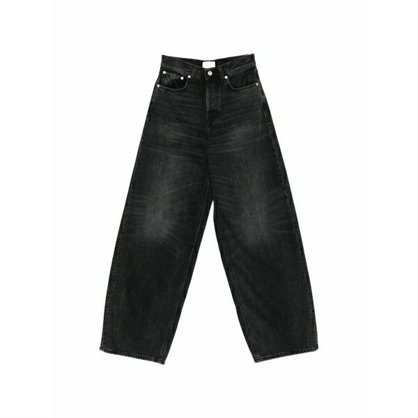 ご機嫌冷やりとした レディース ジーンズズボン下 ボトムス Bethany wide-leg jeans Black