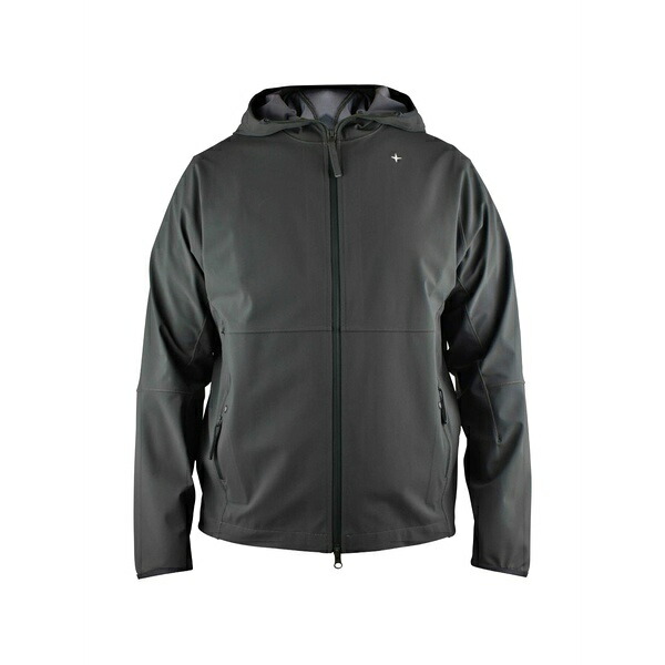 ストーンアイランド メンズ 上衣＆上衣 アウター Hooded zip jacket Grey